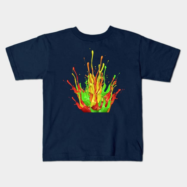 splat Kids T-Shirt by Sauher